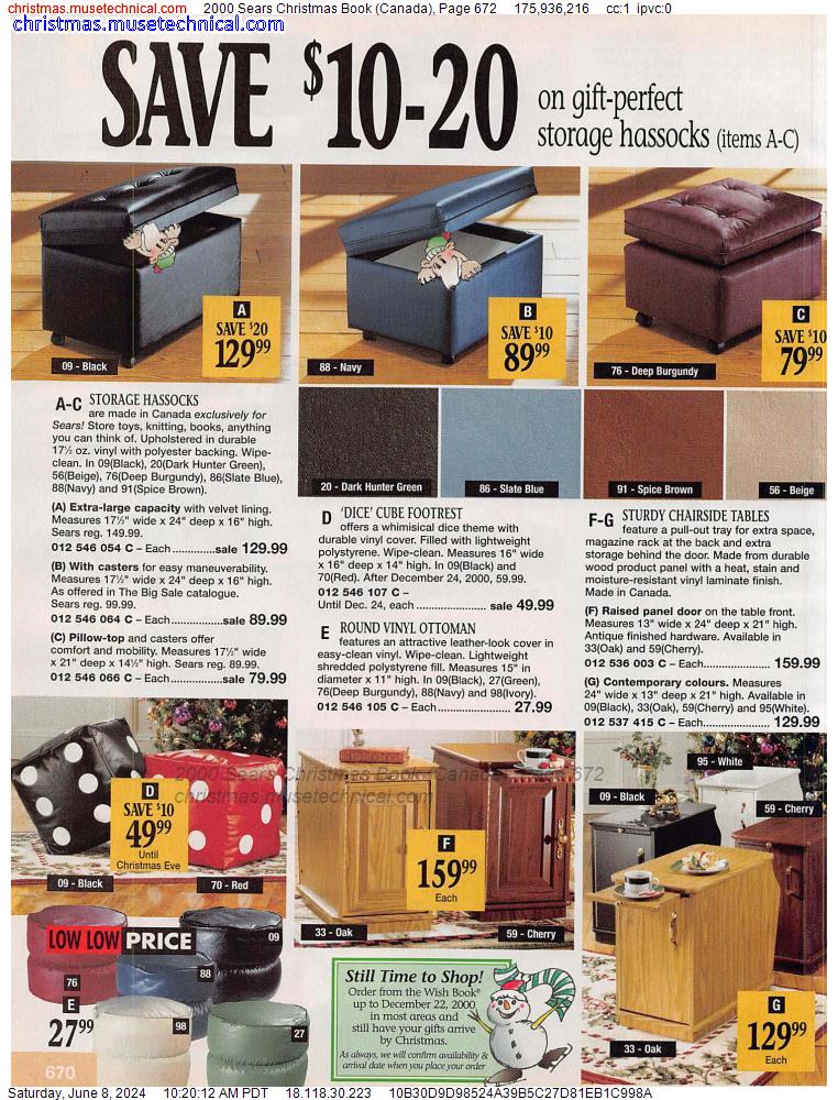 2000 Sears Christmas Book (Canada), Page 672