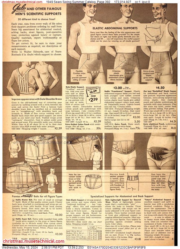 1949 Sears Spring Summer Catalog, Page 392