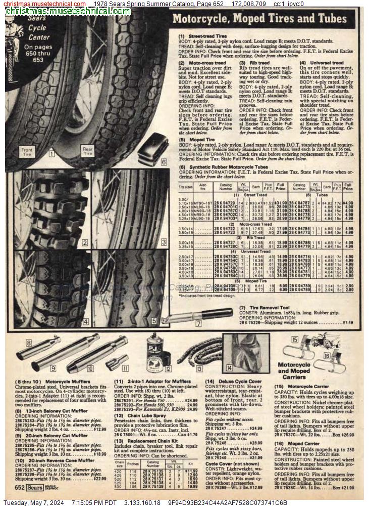 1978 Sears Spring Summer Catalog, Page 652