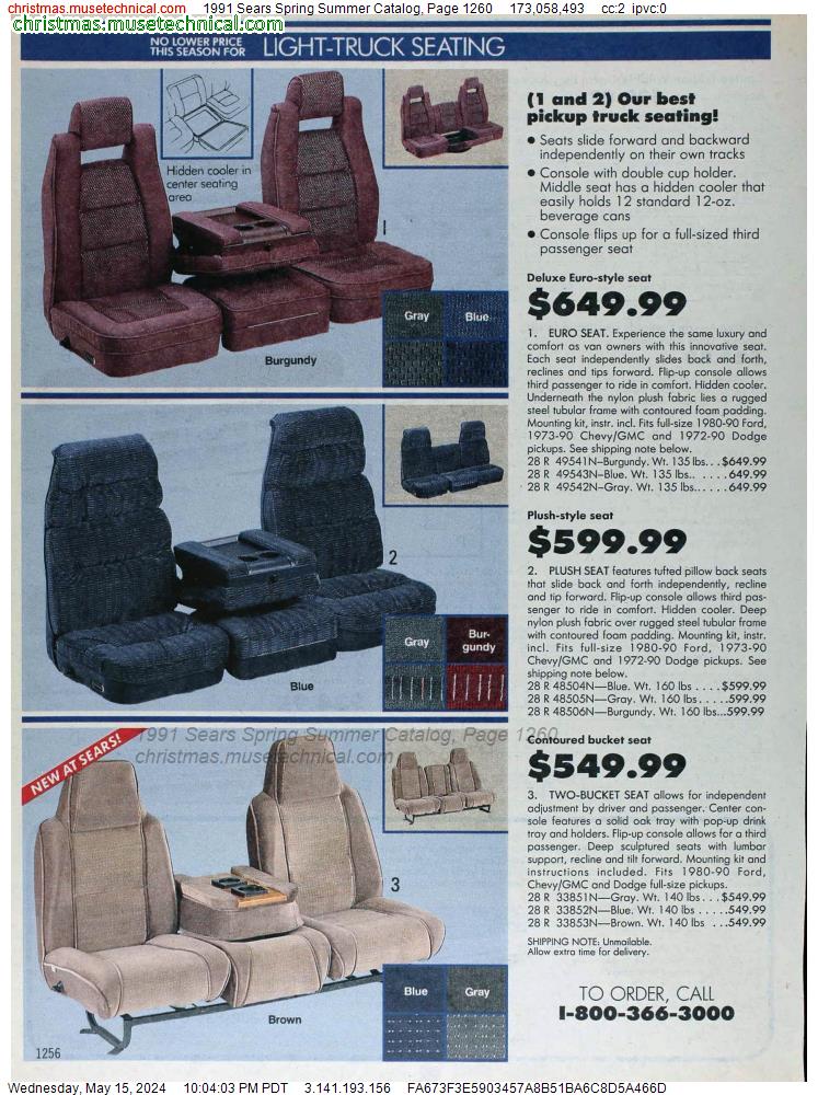 1991 Sears Spring Summer Catalog, Page 1260