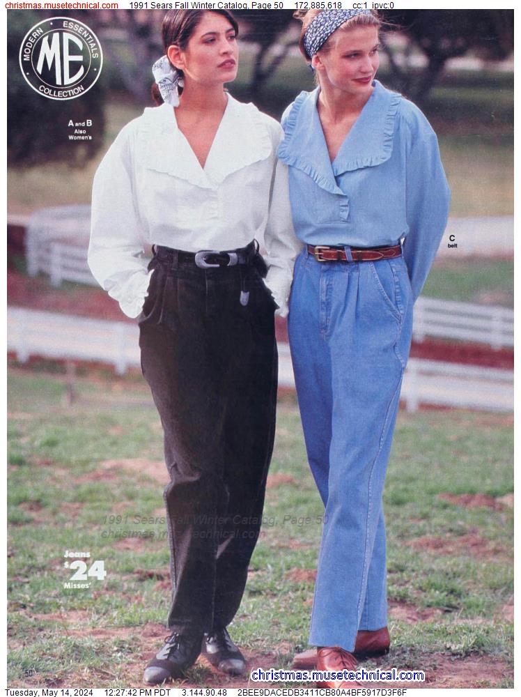 1991 Sears Fall Winter Catalog, Page 50