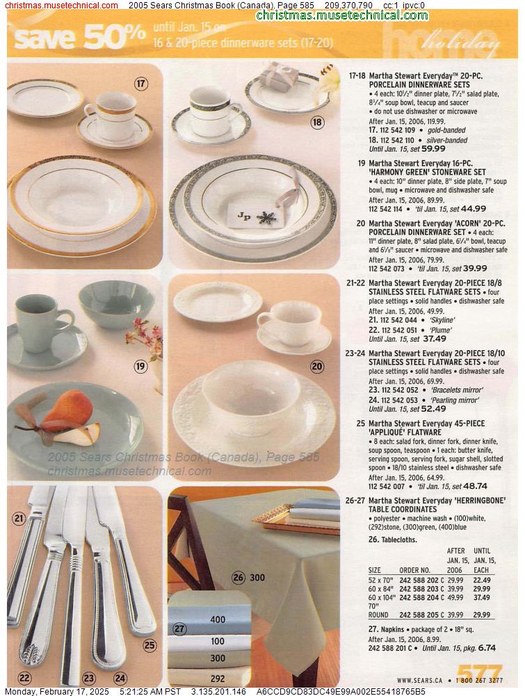 2005 Sears Christmas Book (Canada), Page 585