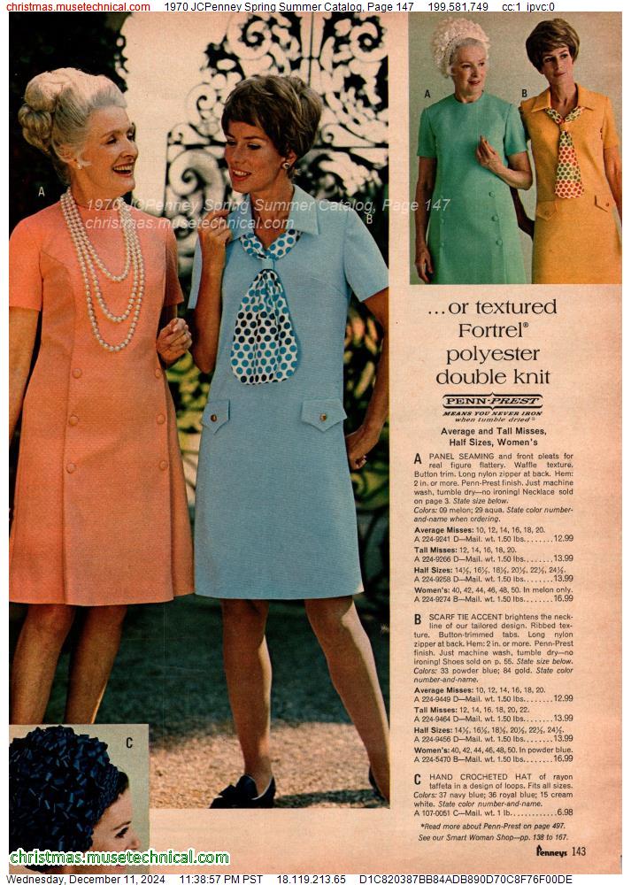 1970 JCPenney Spring Summer Catalog, Page 147