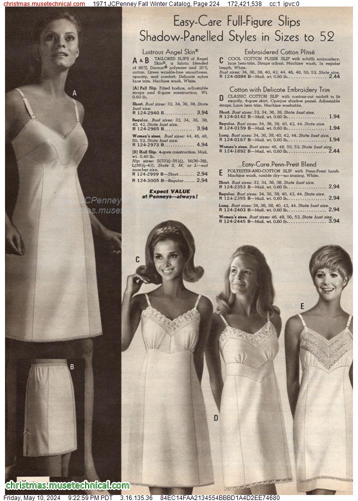 1971 JCPenney Fall Winter Catalog, Page 224