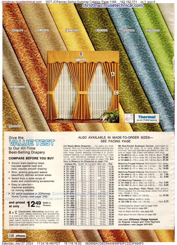 1977 JCPenney Spring Summer Catalog, Page 1186