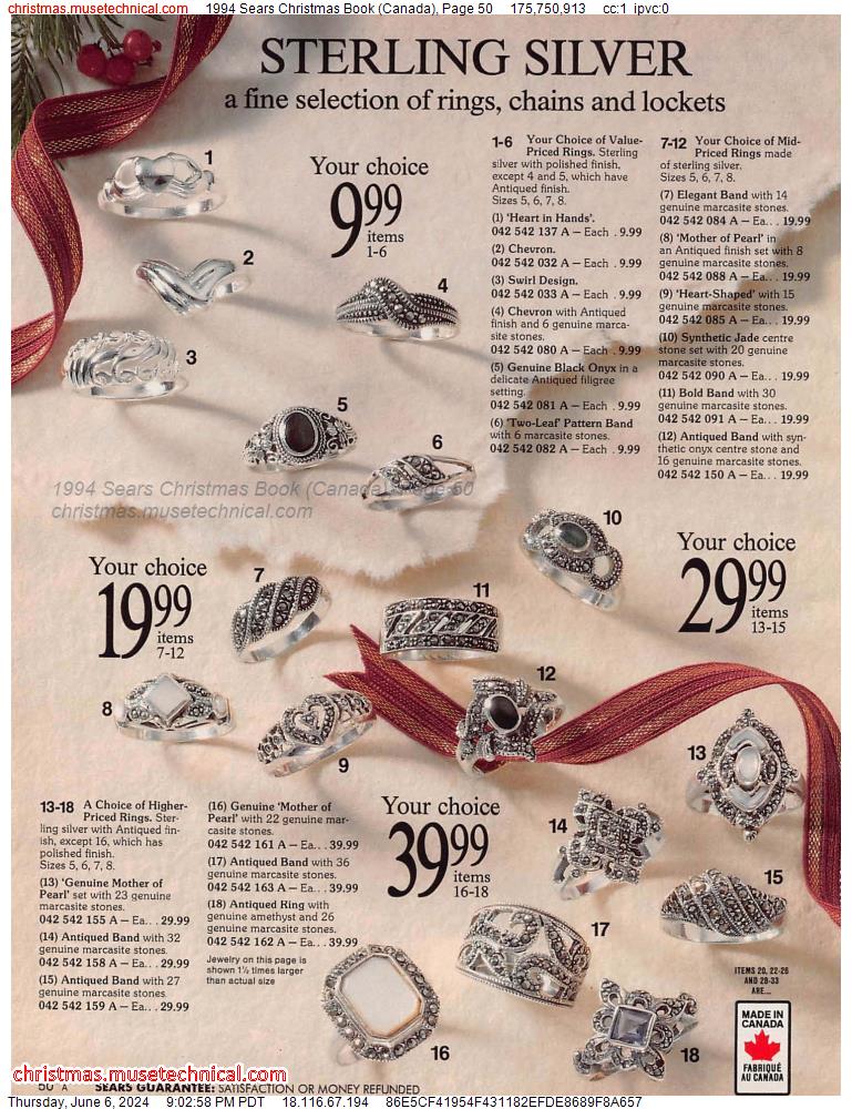 1994 Sears Christmas Book (Canada), Page 50