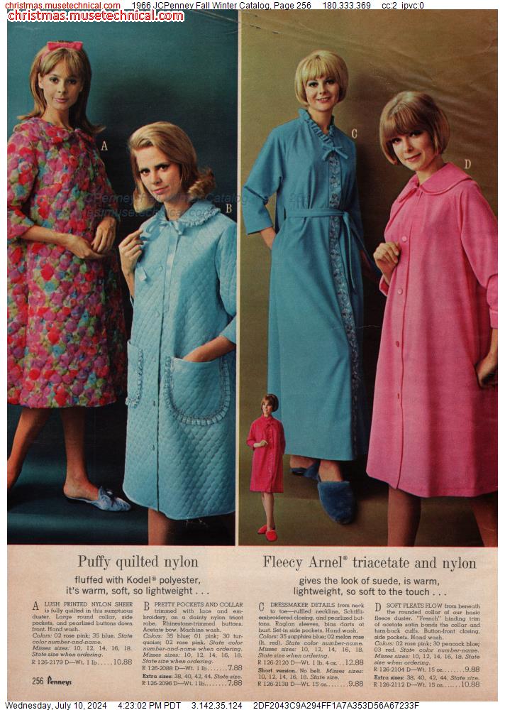 1966 JCPenney Fall Winter Catalog, Page 256