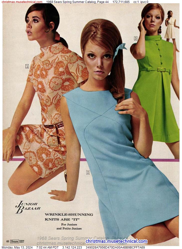 1968 Sears Spring Summer Catalog, Page 44