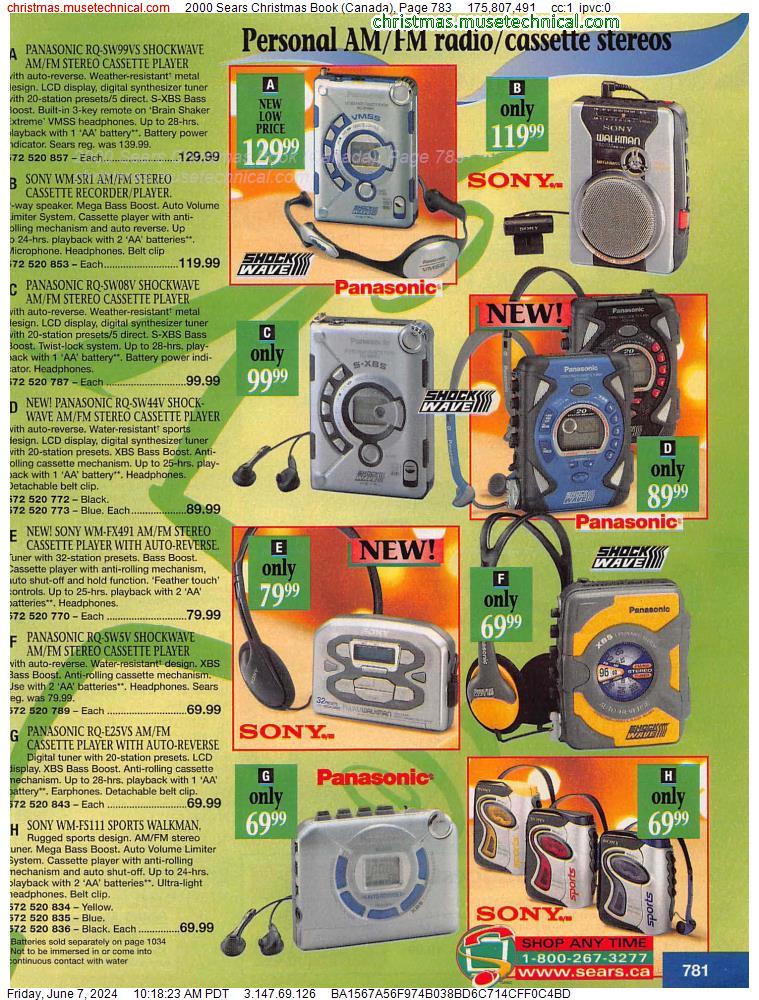 2000 Sears Christmas Book (Canada), Page 783