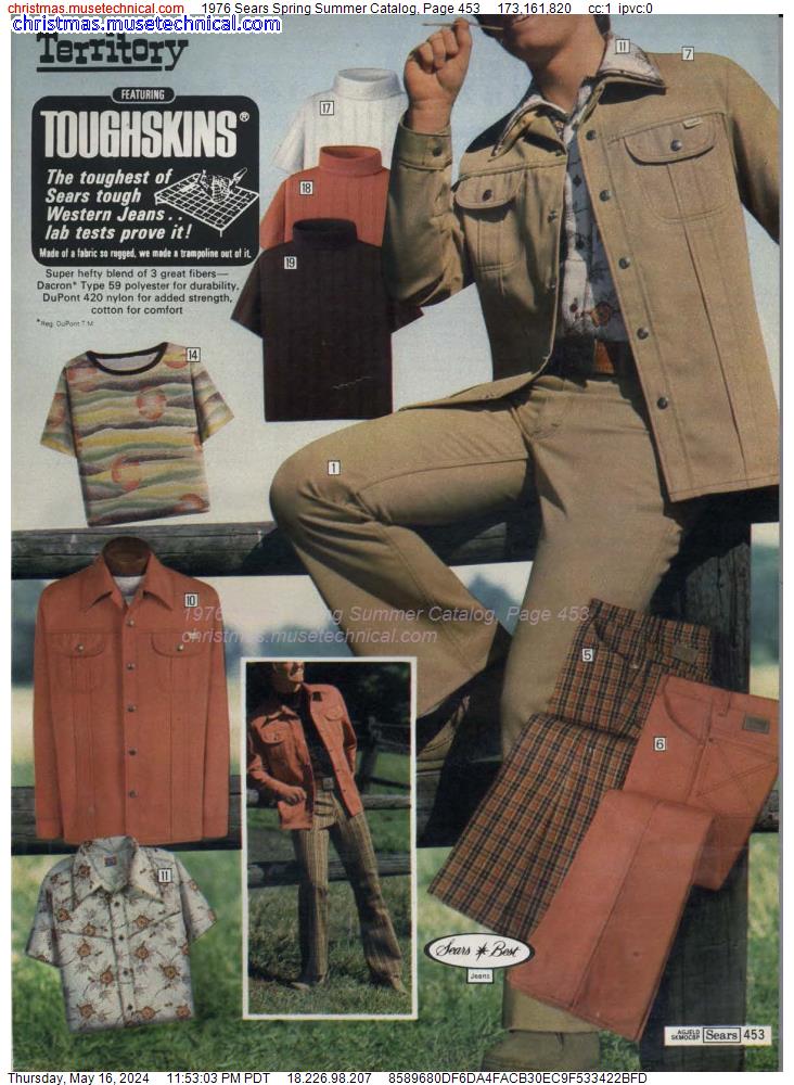 1976 Sears Spring Summer Catalog, Page 453