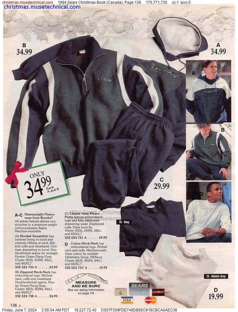1994 Sears Christmas Book (Canada), Page 138