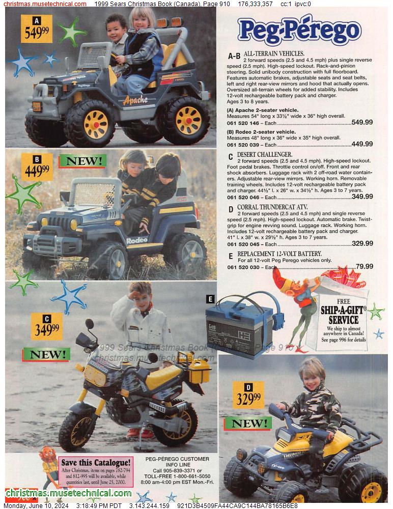 1999 Sears Christmas Book (Canada), Page 910