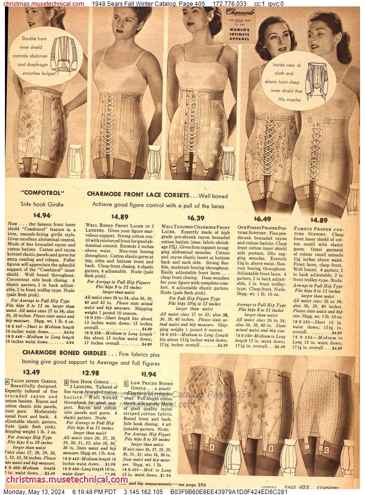 1948 Sears Fall Winter Catalog, Page 405