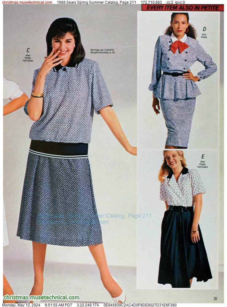 1988 Sears Spring Summer Catalog, Page 211