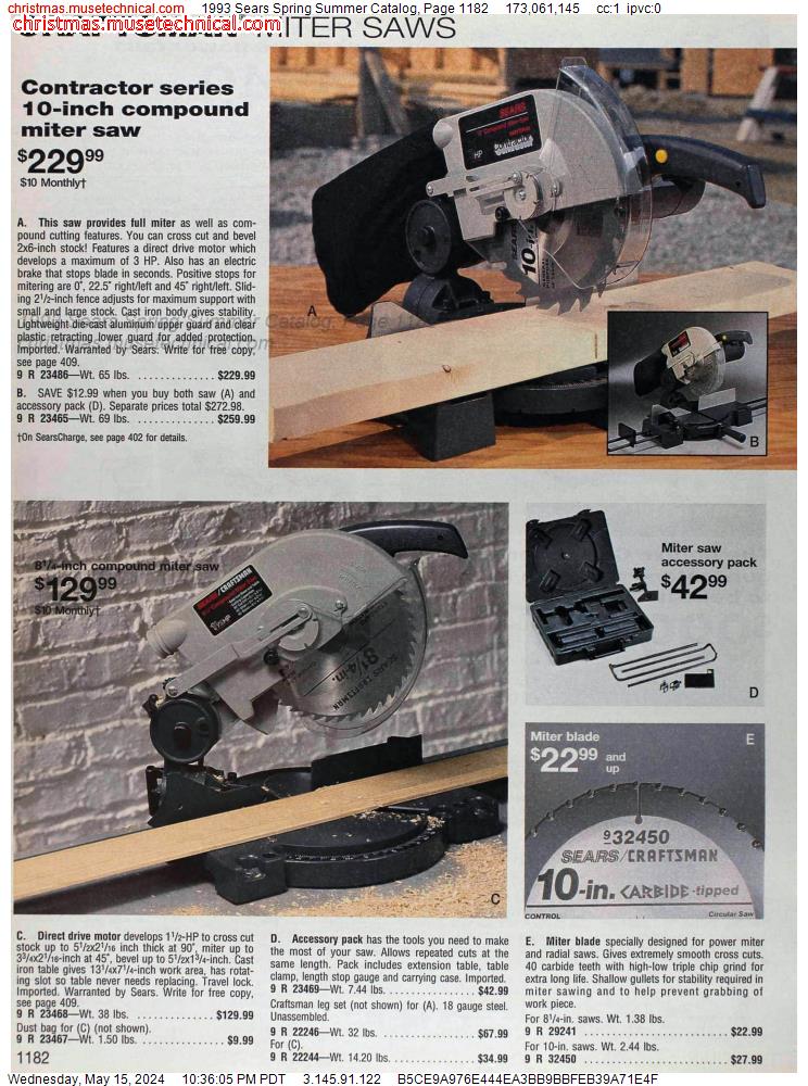 1993 Sears Spring Summer Catalog, Page 1182