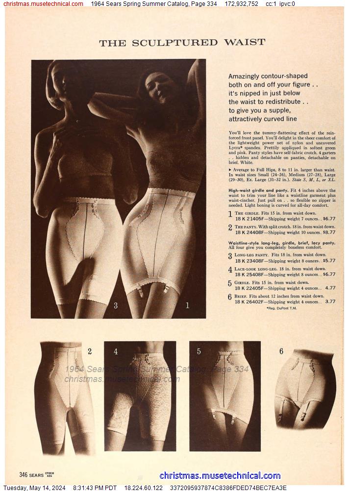 1964 Sears Spring Summer Catalog, Page 334