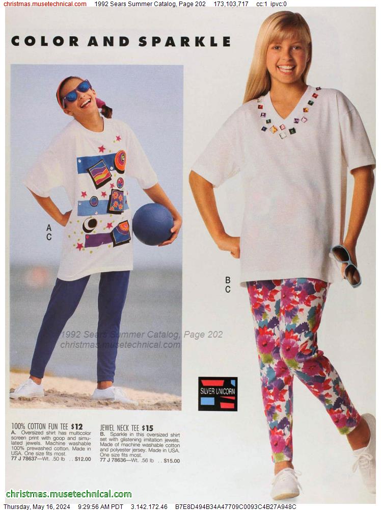 1992 Sears Summer Catalog, Page 202