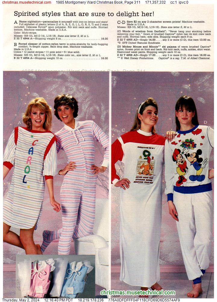 1985 Montgomery Ward Christmas Book, Page 311