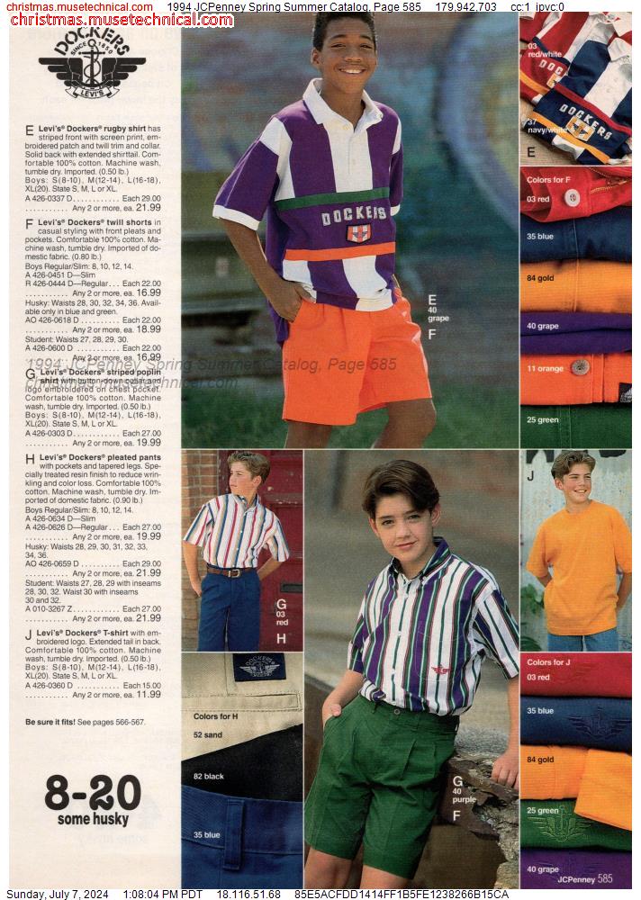 1994 JCPenney Spring Summer Catalog, Page 585