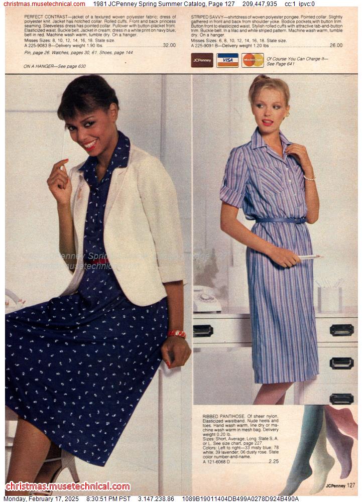 1981 JCPenney Spring Summer Catalog, Page 127