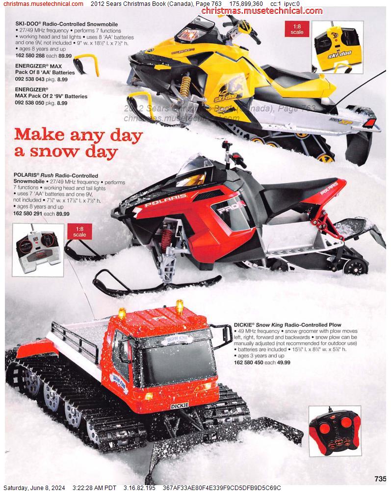 2012 Sears Christmas Book (Canada), Page 763