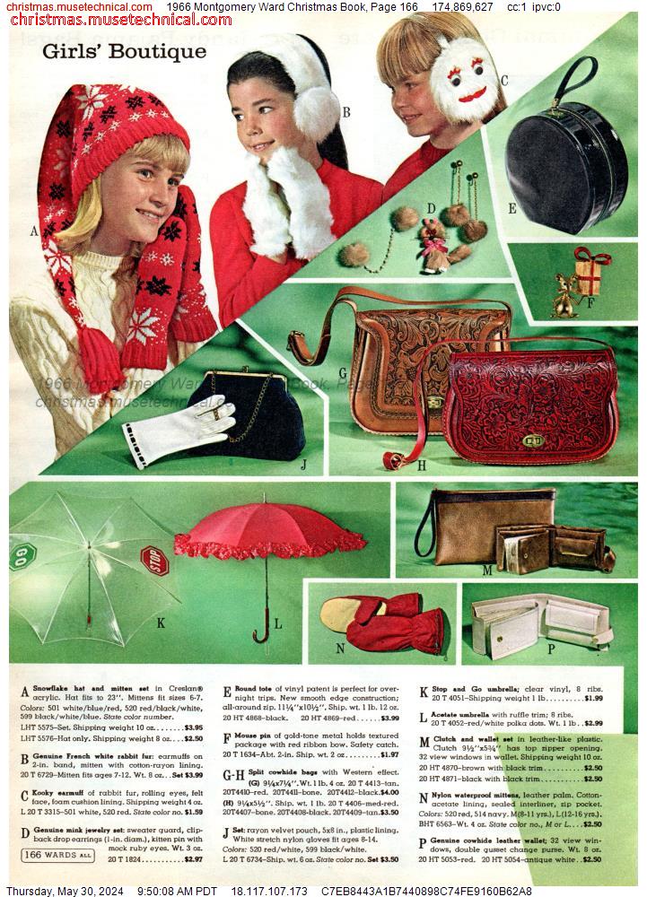 1966 Montgomery Ward Christmas Book Page 166 Catalogs And Wishbooks