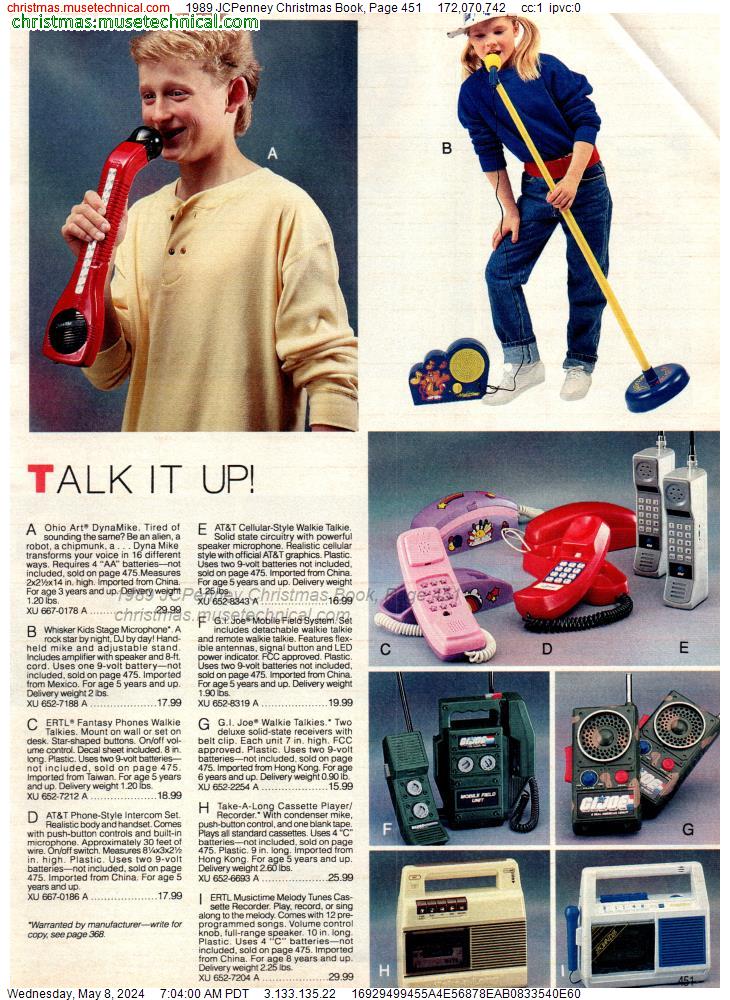 1989 JCPenney Christmas Book, Page 451
