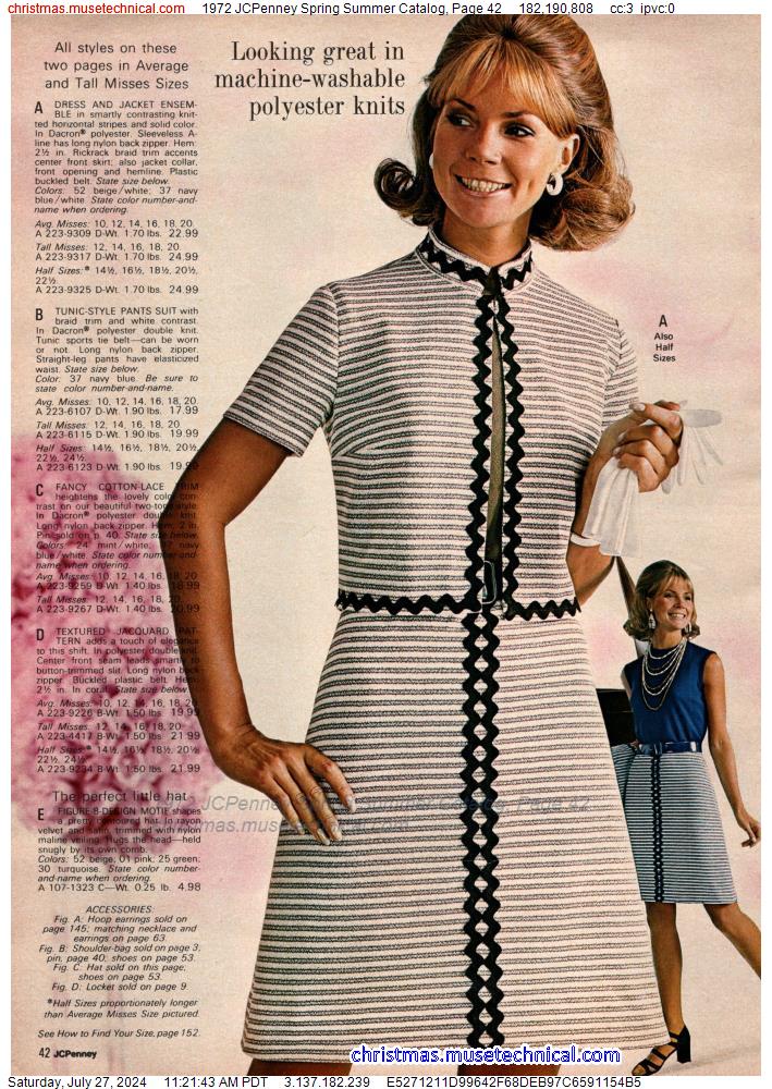 1972 JCPenney Spring Summer Catalog, Page 42