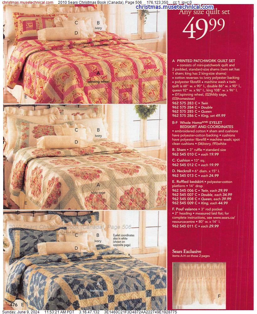 2010 Sears Christmas Book (Canada), Page 506
