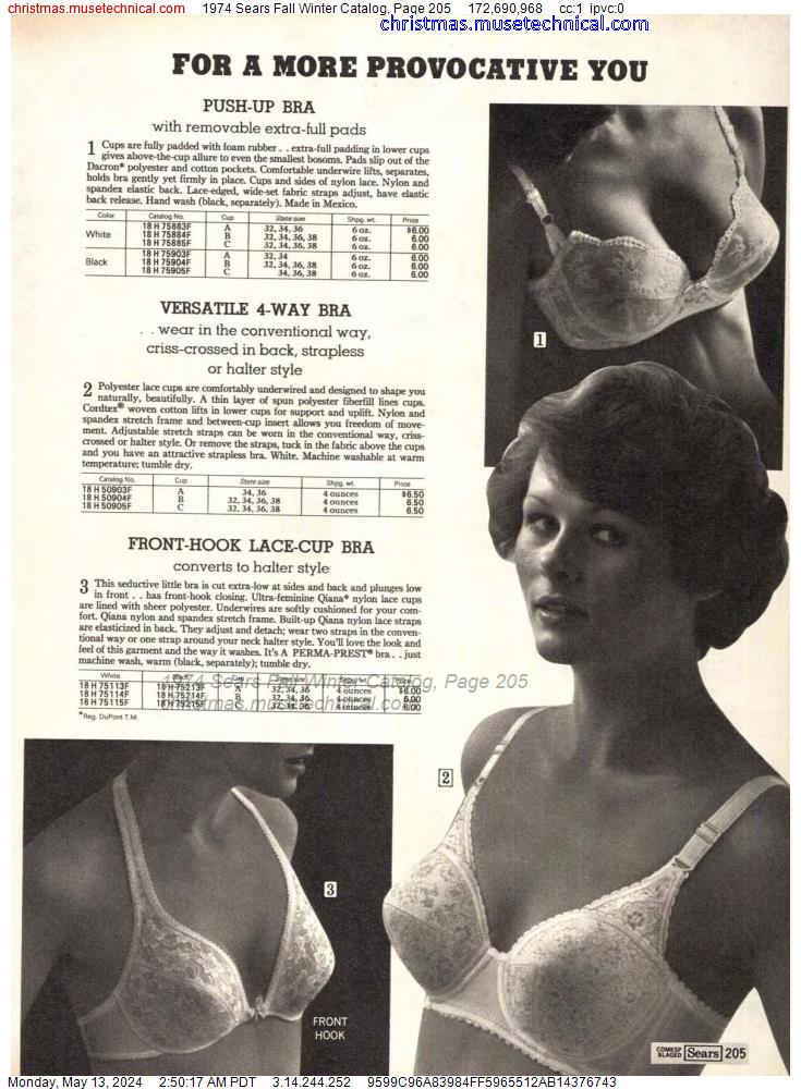 1974 Sears Fall Winter Catalog, Page 205