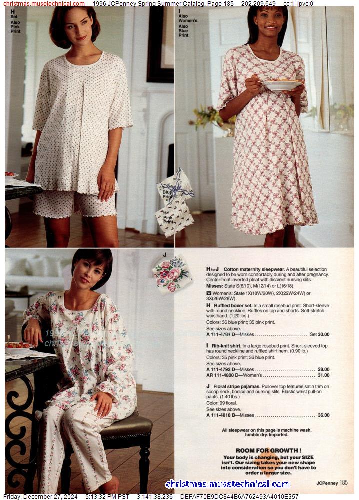 1996 JCPenney Spring Summer Catalog, Page 185