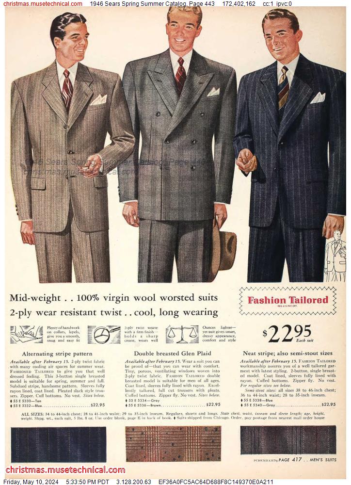 1946 Sears Spring Summer Catalog, Page 443