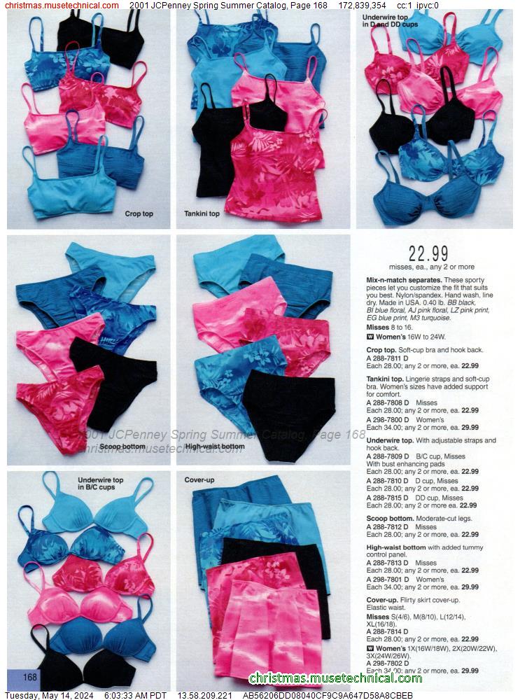 2001 JCPenney Spring Summer Catalog, Page 168