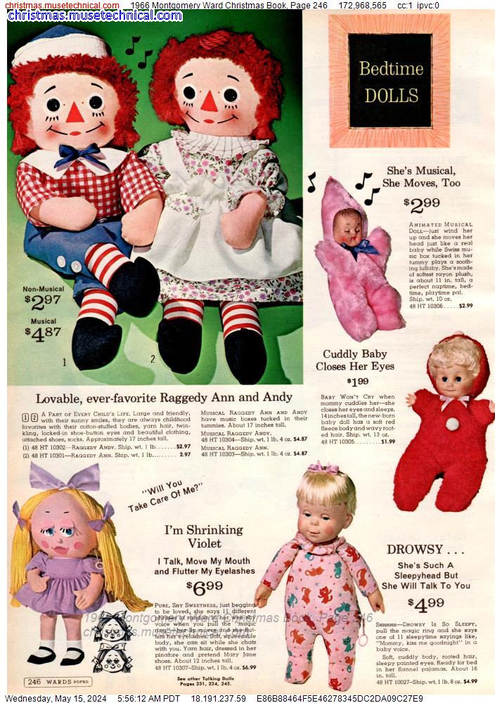 1966 Montgomery Ward Christmas Book, Page 246