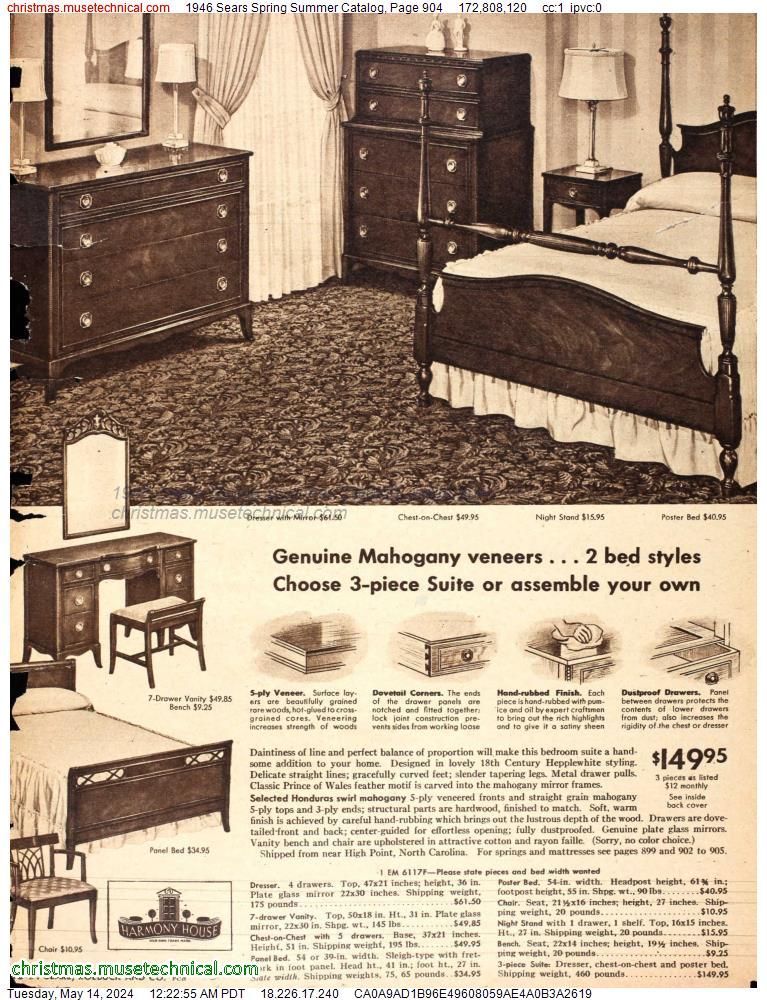 1946 Sears Spring Summer Catalog, Page 904