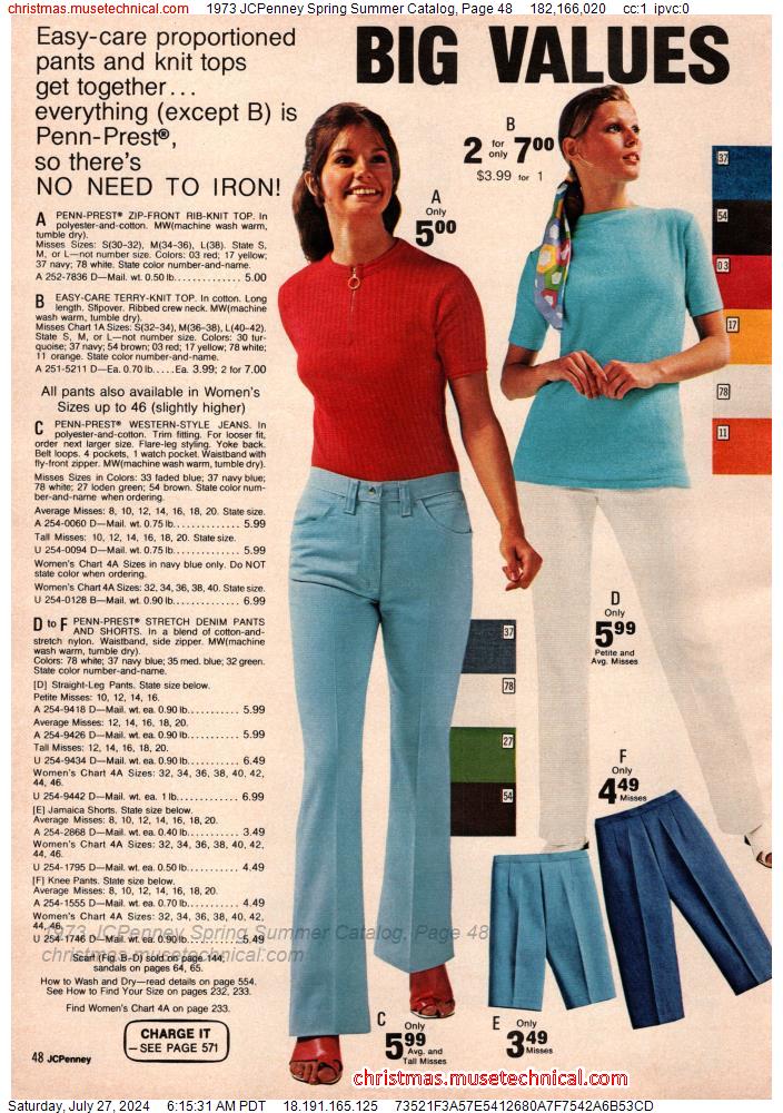 1973 JCPenney Spring Summer Catalog, Page 48