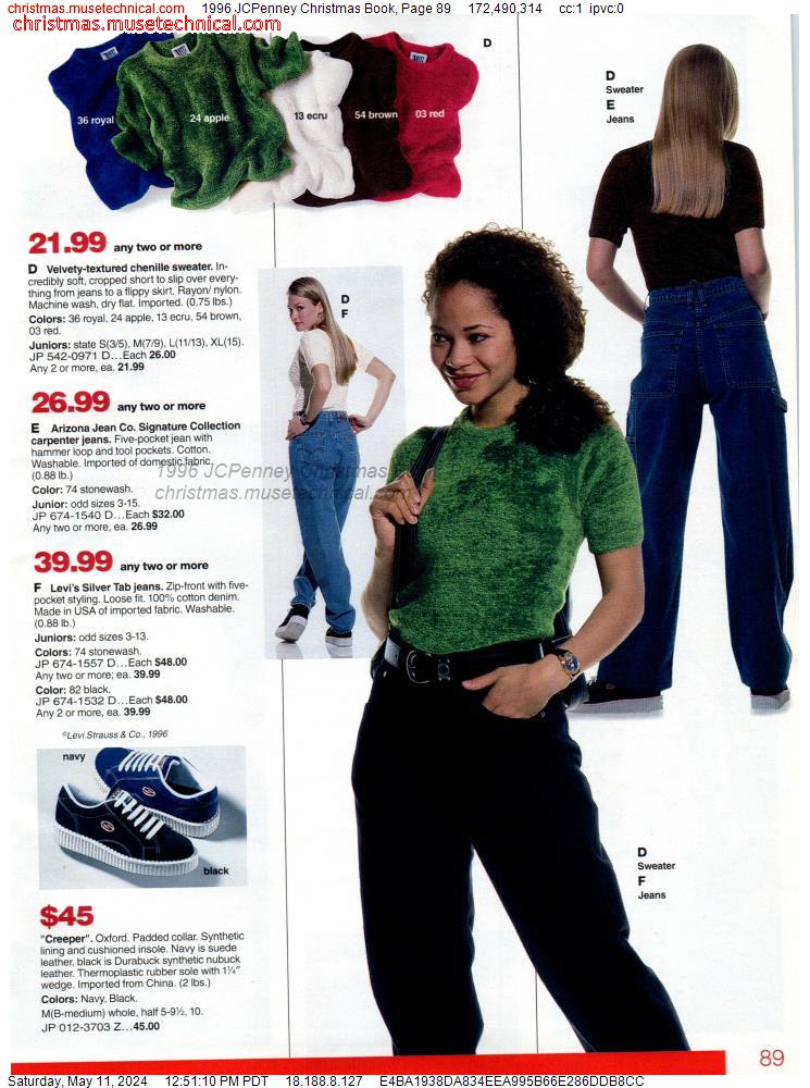 1996 JCPenney Christmas Book, Page 89