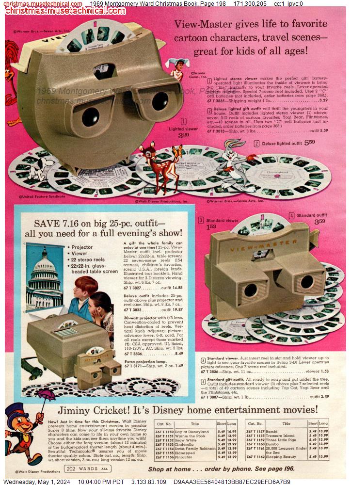 1969 Montgomery Ward Christmas Book, Page 198