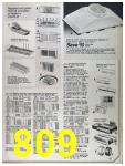 1986 Sears Fall Winter Catalog, Page 809