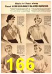 1951 Sears Spring Summer Catalog, Page 166