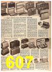 1955 Sears Fall Winter Catalog, Page 607
