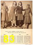 1945 Sears Fall Winter Catalog, Page 83