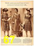 1943 Sears Spring Summer Catalog, Page 67