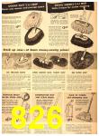 1950 Sears Fall Winter Catalog, Page 826