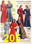 1940 Sears Fall Winter Catalog, Page 205