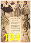 1954 Sears Spring Summer Catalog, Page 104