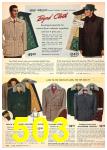 1952 Sears Fall Winter Catalog, Page 503