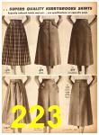 1951 Sears Fall Winter Catalog, Page 223