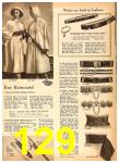 1959 Sears Fall Winter Catalog, Page 129