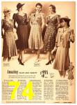 1941 Sears Spring Summer Catalog, Page 74